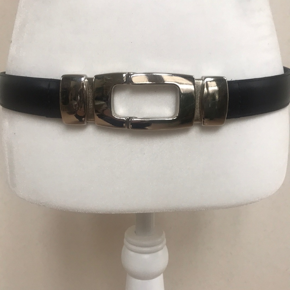 Skinny Black Fashion Belt